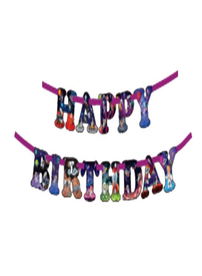 SOI Space Theme Happy Birthday Banner for Decoration Pack of 1
